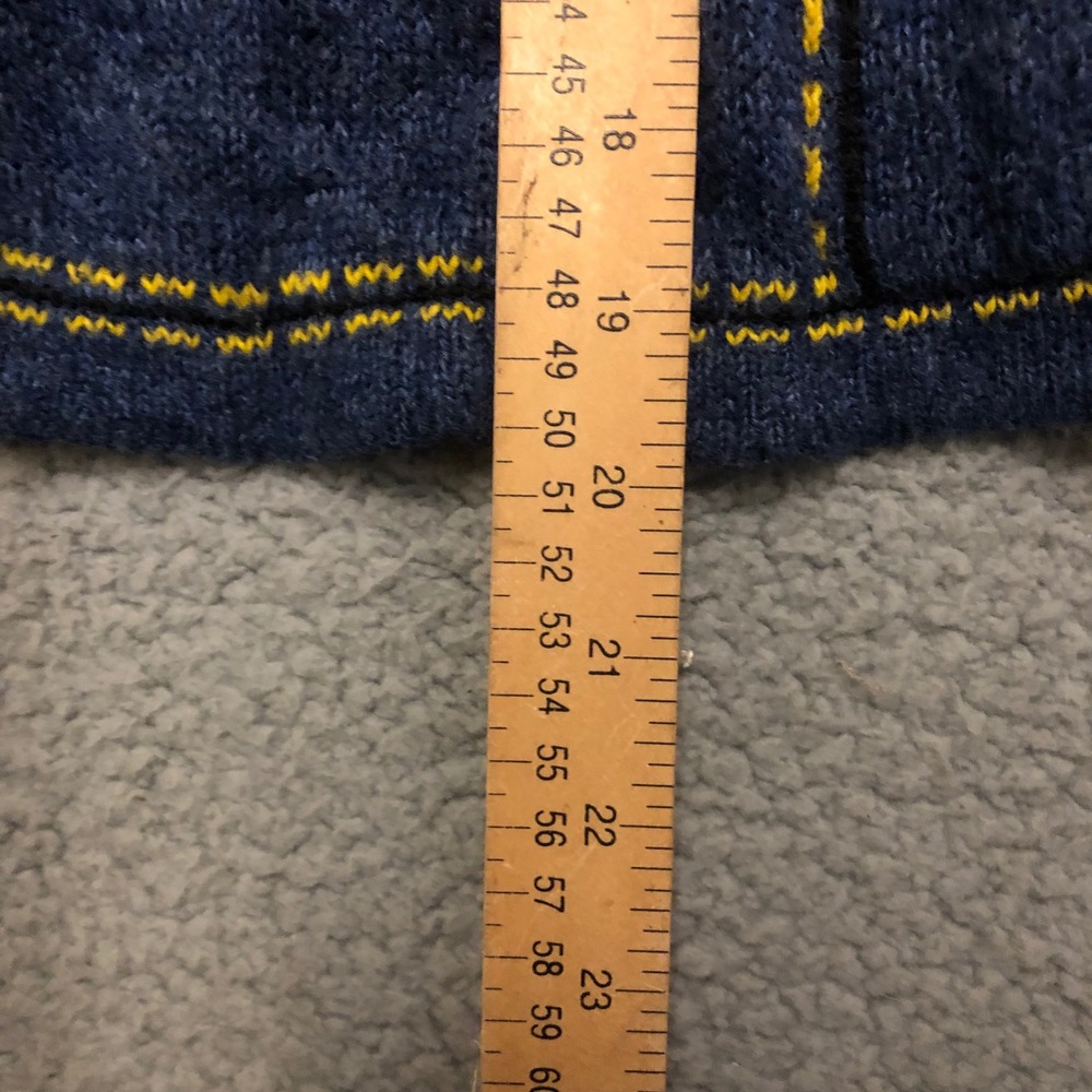 Vintage Winnie the Pooh Disney Knit Sweater Blue Kids Large 6X M.B. Kids Clothes - Picture 3 of 7